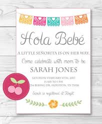 Mexican Baby Shower Bebe Spanish Baby Shower Senorita Senorita Baby Girl Bridal Shower Mexican Baby Shower Taco Baby Shower Baby Shower Invitation Wording
