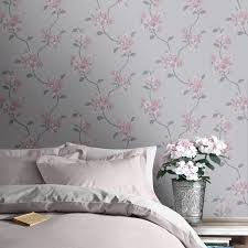 The best selection of royalty free floral rose gold wallpaper vector art, graphics and stock illustrations. Muriva Delta Floral Stone Rose Gold Foil Metallic Wallpaper Rose Gold Bedroom Wallpaper Designs 800x800 Download Hd Wallpaper Wallpapertip