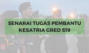 Rujukan peperiksaan pembantu pemuliharaan gred s19. Tugas Pembantu Kesatria Gred S19 Jawatan Kosong