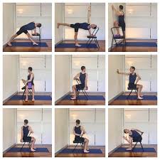 Chair Yoga Man Pose Chair Yoga Chair Pose Yoga Advanced Yoga