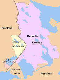 Finnland karte zeigt die umliegenden l?nder mit internationalen grenzen, grenzbereiche russland überfiel im jahre 1808 die region und brachte den finnen die verwüstung. Republik Karelien Wikiwand