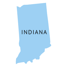 It is the 16th most populous and the 38th largest state by area in usa. Indiana State Plain Map Transparent Png Svg Vector File