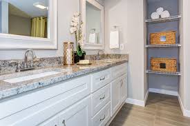 If you have a large bathroom, but not quite enough space for a double vanity, this width provides enough. The Ingredients To A Contemporary Bathroom Vanity Style Kauffman Blog