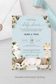 Jay Virtual Baby Shower Invitation Boyeditable Etsy In 2021 Virtual Baby Shower Invitation Baby Shower Invitations For Boys Virtual Baby Shower Ideas