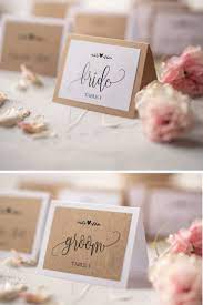 Rustic Place Cards With Names Of Your Guests Could Be Done In Two Color Versions Made With Lo Wedding Name Cards Place Card Holders Wedding Wedding Place Cards