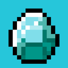 Minecraft icons (56 icons) license: Pixilart Minecraft Diamond By Siddysundays