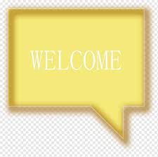 Describe el sustantivo.puede ser posesivo, numeral, demostrativo (casa grande, mujer alta). Logotipo De La Marca De Fuente Amarilla Bienvenido Al Diseno De La Burbuja Ingles Texto Rectangulo Png Pngwing