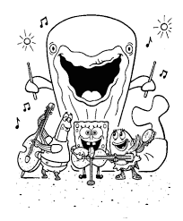 Sandy cheeks against the fish. Pin By Super Malvorlagen On Spongebob Malvorlagen Halloween Coloring Pages Disney Coloring Pages Cartoon Coloring Pages