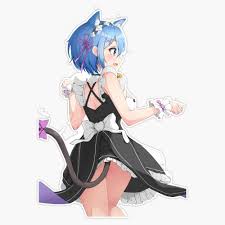 Maybe you would like to learn more about one of these? Amazon Com Rem Cat Waifu Sticker Decal Vinyl Bumper Sticker Decal Waterproof 5 Automotive