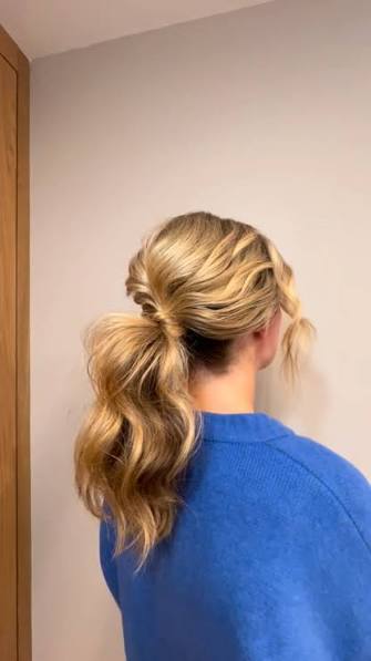 Backcombed Ponytail