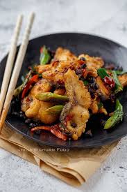 Twice Cooked Fish Chinasichuanfood Com Asian Fish Recipes Cooking Seafood Food