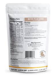 If you eat 10 grams of carbs, how many grams of sugar does that end up being in the blood?.subtract half the grams of sugar alcohols from the total carbohydrate count, since sugar alcohols affect blood glucose half as much as ordinary carbohydrates. Good Dee S Butter Pecan Cookie Mix Low Carb Keto Friendly Sugar Fr