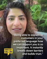 We're here to help, in any language. "Being able to explain to a customer  in their own language how we can support them is so important. It instantly  breaks down barriers and