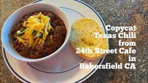 Bacon & monterey jack cheese omelet $11.50. Copycat Texas Chili From 24th Street Cafe In Bakersfield Ca Youtube