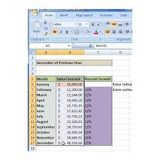 How To Create A Sales Forecast In Excel Free Excel Sales