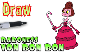 How to Draw Baroness Von Bon Bon | Cuphead - YouTube