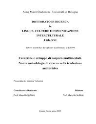 Questi documenti contengono tutte le informazioni relative alle modalità, i contenuti, le date e i termini per iscriversi alle prove di ammissione per le facoltà a. Valentini Cristina Tesi Manualzz