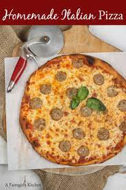 Italian Style Pizza Pizza Recipes Easy Homemade Italian Pizza Pizza Recipes Homemade