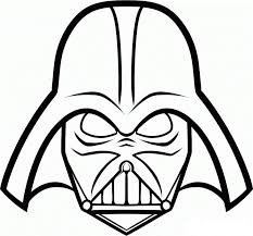 Maschera Di Carnevale Da Stampare Maschera Di Star Wars Disegno Da Colorare Compleanno A Tema Star Wars Darth Vader Festa Star Wars