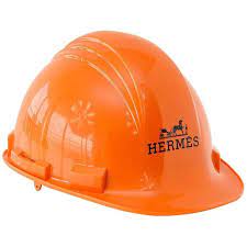 Hermes Hard Hat 2008 Limited Edition Orange Construction Helmet Hermes Hermes Orange Hats