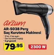 Arzum Ar 5038 Pery Sac Kurutma Makinesi Indirimde Market