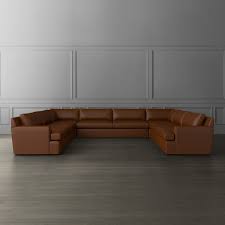 A good leather couch can last for years if you follow this easy guide to cleaning. Greenwich 5 Piece U Shape Leather Sofa Leather Sectional Williams Sonoma