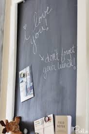 Now that your magnetic chalk board is nice and secure in it's new home, you can apply the chalkboard's trim! Diy Sheet Metal Magnetic Chalk Board Tutorial Picklee