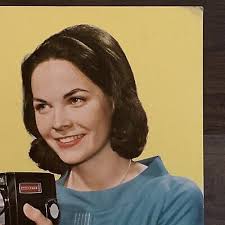 ORIGINAL VTG 1962 KODAK CARDBOARD SIGN Jean Leslie Allen Hawkeye America's  Jr Ms