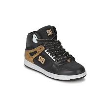 Black And Gold Dc High Tops Pin On Polyvore