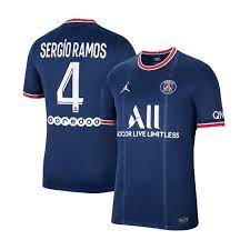 Les maillots 2020/2021 du #psg ont été dévoilés. Maillot Sergio Ramos Paris Saint Germain Psg Domicile 2021 2022
