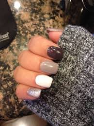 Had This Lovely Fall Idea Yesterday Fall Nails Solar Ideas Winter Cute Grey Purple Manicure Shella Shellac Nails Fall Solar Nails Shellac Nail Colors