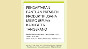 Ketika datang ke kantor disnaker untuk mengambil kartu kuning yang sudah dibuat melalui online jangan lupa. Pemkab Tangerang Permudah Warga Dapat Bpum Lewat Online