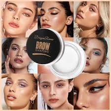 6 Colors Eyebrow Cream Enhancers Long Lasting Waterproof Eye Brows Gel  Makeup Brown Black Tinted Eyebrows Tint with Brush Natural Brow Shaping