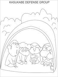Fun eevee coloring pages for your little one. Shin Chan Coloring Pages Coloring Home