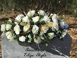 The mixed bush floral arrangement isn't just known for being the best choice for grave and cemetery flowers but they also look really beautiful in home lawns and gardens. Flowers For Graves Silk Flower Arrangements