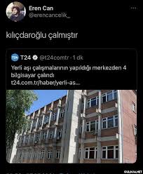Varank, aşı çalışmalarında insan denemelerinde aşımızın başarılı olduğunu görebilirsek sene sonundan önce yerli ve milli aşımızı geliştirdik diyebiliriz. dedi. Eren Can Erencancelik Kilicdaroglu Calmistir T24 T24 O T24comtr 1 Dk Yerli Asi Calismalarinin Yapildigi Merkezden 4 Guldum Net Caps Arama Motoru