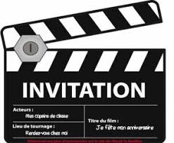 De plus, nous vous proposons de gérer les rsvp, en demandant une confirmation de présence à vos invités. Invitation Anniversaire Cinema Gratuit Invitations D Anniversaire