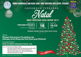 Parade natal ini merupakan salah satu kegiatan rohani khas umat katolik di paroki quepe. Undangan Perayaan Natal Umat Kristiani Kota Depok Paroki St Paulus Depok