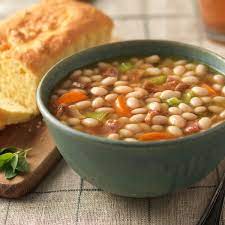 Navy Bean Soup Recipe Bush S Navy Bean Soup Recipe Bean Soup Recipes Navy Bean Soup Soup Recipes