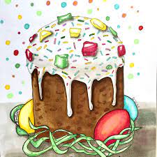 Красивые картинки «с пасхой!» картинки с пасхальными яйцами. Pashalnyj Kulich Sketch Markerami Sketch Pasha Kulich Risunok Sketchmarkerami Mttsn Pashalnye Podelki Pashalnaya Otkrytka Pasha