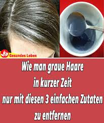 wie man graue haare in kurzer zeit nur mit diesen 3 einfachen zutaten zu entfernen graue haare graue haare abdecken haare pflegen