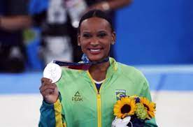 A ginasta é a primeira do brasil a conquistar uma medalha olímpica foto: Zsisuxgmzyjqlm