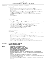 Do i need a personal statement on my cv? Personal Assistant Resume Samples Velvet Jobs