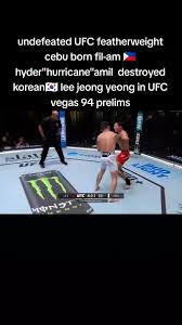 Hyder 'Hurricane' Amil Dominates Lee Jeong Yeong in UFC Vegas 94