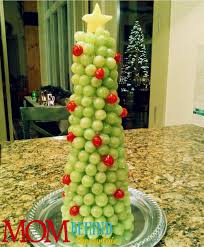 Remember, you can use them to solely decorate your tree or mix them with other christmas fruit decorations as well. An Impressive 3d Fruit Display A Grape And Cherry Christmas Tree Mom Behind The Curtain
