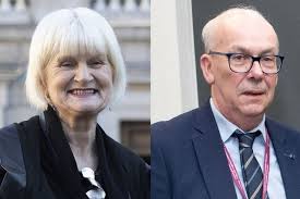 Heavily pregnant Helena Brady Bates makes it through