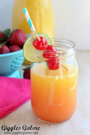 Texas Sunrise Mocktail Recipe Delicious Drink Recipes Easy Drink Recipes Mocktails