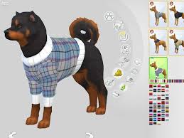 Pinkzombiecupcakes Burberry Large Dog Sweaters Collection Sims Pets Large Dog Sweaters Sims 4 Pets