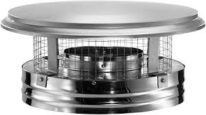 Amazon.com: 6DP-VC 6 Inch Stainless Steel Round Chimney Cap ...
