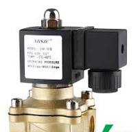 Válvula Solenoide Eléctrica De Latón 1/2" NPT - 110V-120V, Normalmente  Cerrada, Para Aire, Agua O Gas
